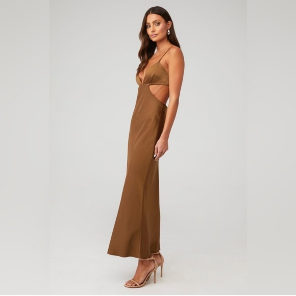 014 SIGNIFICANT OTHER JACY DRESS - DARK GOLD SMALL ✨️ - Picture 6 of 13